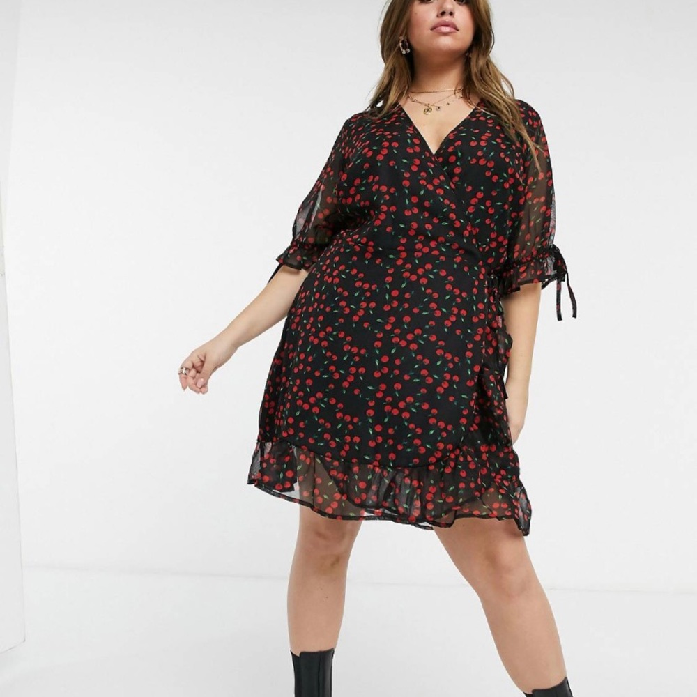 ASOS Wednesday’s Girl Curve Cherry Dress